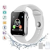 SUNETLINK Smart Watches, Bluetooth Smart Watch Anti-Lost Touch Screen with Camera, Cell Phone Watch with Sim Card Slot, Smart Wrist Watch Compatible with Android Phones iOS for Kids Men Women