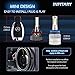 INFITARY H11/H8/H9 LED Headlight Bulbs Conversion Kit All-in-One 8000LM 6500K ZES High Low Beam Super Bright Cool White Fog Light Plug Play Car Replacement LED Auto Headlamp 3Yrs