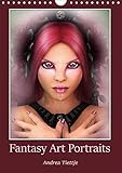 Fantasy Art Portraits (Wandkalender 2018 DIN A4 hoch): Fantasie mit Eleganz (Monatskalender, 14 Seit by