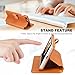 iPhone 8 Plus Case, iPhone 7 Plus Leather Case, SHIELDON Genuine Leather Wallet Case with Credit Card Holder Slot and Shockproof Protective Cover for iPhone 7 Plus / 8 Plus - Brown
