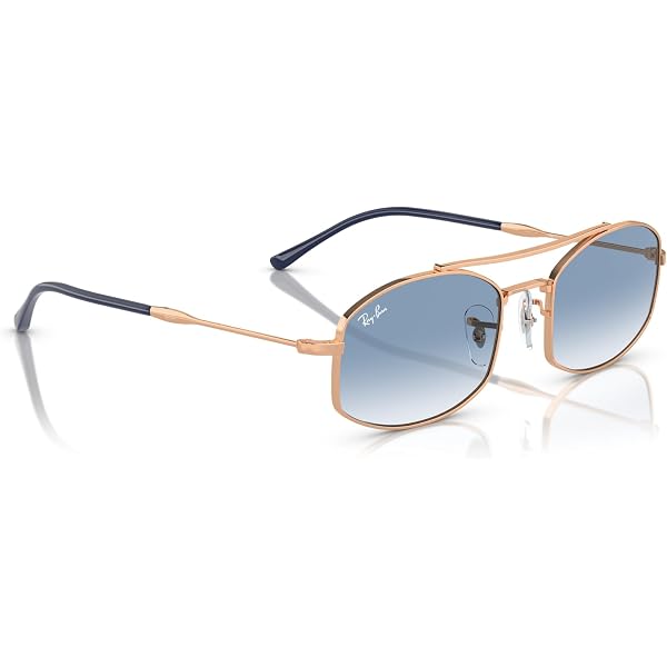 Amazon.com: rag & bone Round Sunglasses RNB1011S PEFEZ Gold  display picture 2