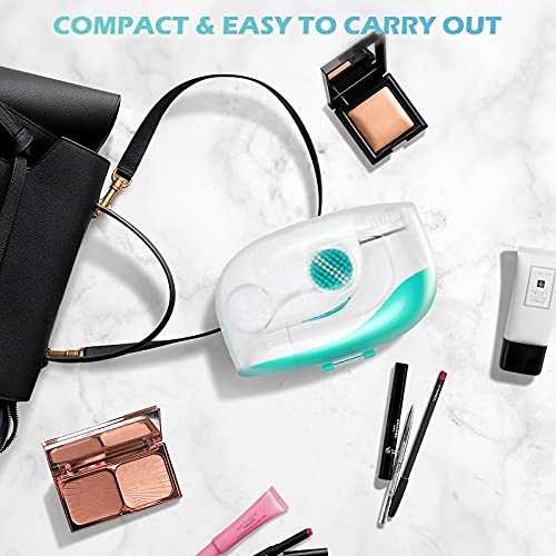 Facial Cleansing Brush,【2021 Upgraded】ETEREAUTY Waterproof Travel Face