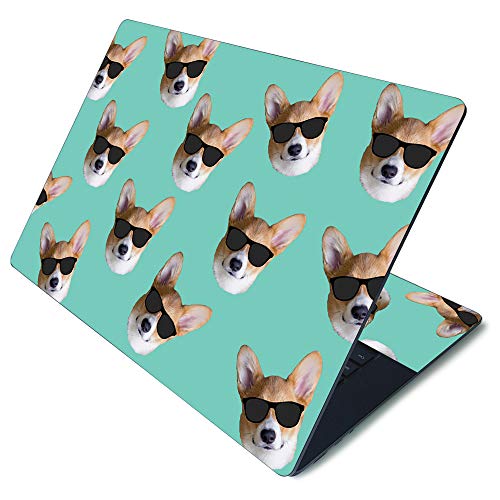MightySkins Skin for Microsoft Surface Laptop 3 15" - Cool Corgi | Protective,…