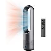Faryuan Bladeless Fan,22Inch Hot &amp; Cooling Combo Tower Fan 80&deg; Oscillating, 9H Timer, 8 Speeds, Portable Quiet for Indoor, Bedroom, Home Office Room