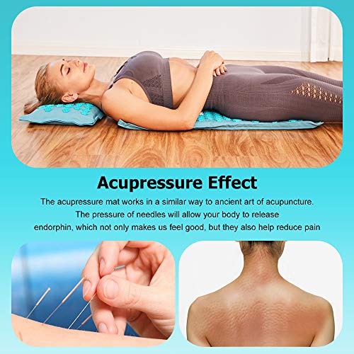 TUYOI Acupressure Mat and Pillow Set,Natural Coconut Palm,Eco-Friendly Acupressure Body Mat for Back and Neck Pain… - Image 6