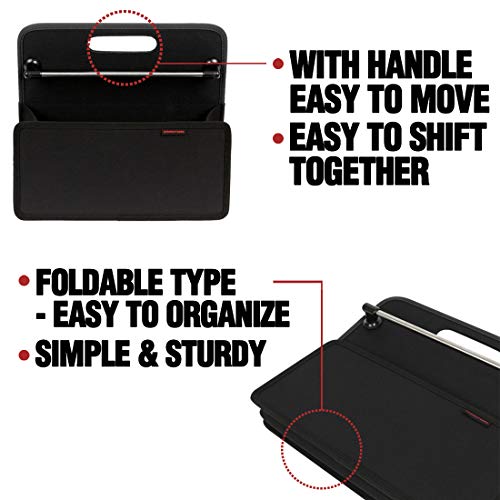 KMMOTORS Comfortable Practical Car Care Kit Storage for Make Neat and Clean Your Trunk - Thumbnail 2