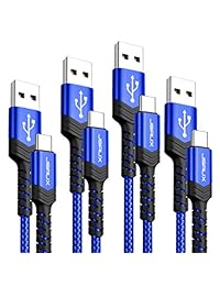 JSAUX - Cable USB tipo C para Samsung Galaxy S9 S8 Plus Note 9 8, Google Pixel XL, Moto Z Z2, LG V20 G6 G5 Nintendo.