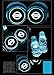 Bearfire Car Logo LED Cup Pad led cup coaster USB Charging Mat Luminescent Cup Pad LED Mat Interior Atmosphere Lamp Decoration Light (Nissan)