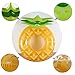 Giant Inflatable Pineapple Pool Float - Happytime Pool Float 43 inches Swim Ring Summer Party Beach Lilos