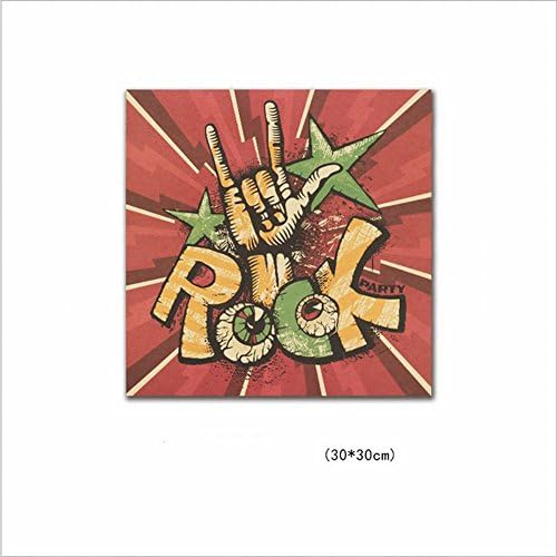 Retro Poster 12"x12" Rock Party Photo Print Posters