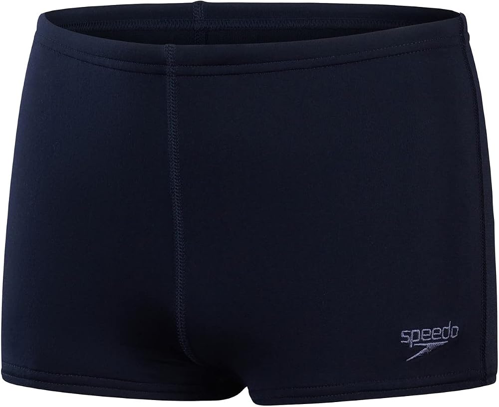 Speedo Boys Eco Endurance+ Aquashort Trunks True Navy 13-14 Chlorine-Resistant