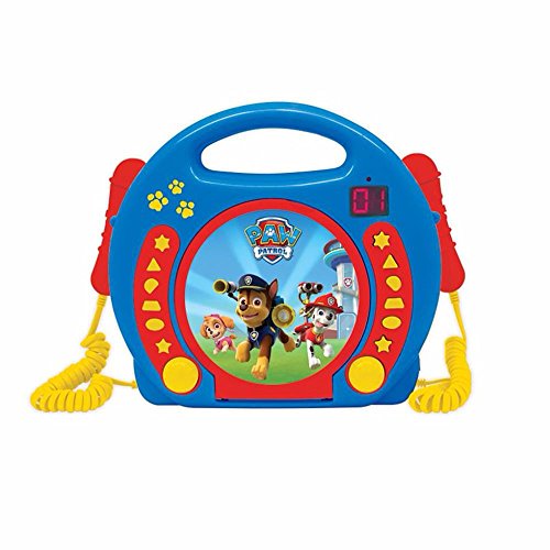 LEXiBOOK RCDK100PA Paw Patrol CD Player Microphones
