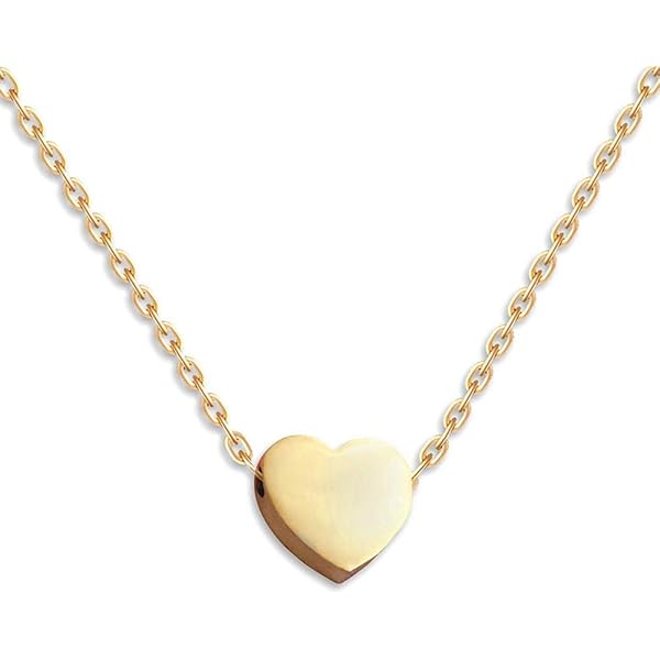 Jude Jewelers - Collar con colgante de acero inoxidable, forma redonda