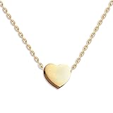 Stainless Steel Sliding Float Heart Shaped Charm