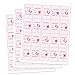 60 Pink Its a Girl Baby Shower Miniatures Candy Bar Wrapper, Baby Shower Miniatures Candy Bar Stickers