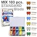 Fuse STANDARD Blade - Smart GLOW Fuse - Car Fuse Kit Automotive ATC/ATO - Fuses Assortment Replacement Kit - Easy Identification - Illuminating Indicator Fuse That Glow When Blown - Carax Fuse 100 pcs