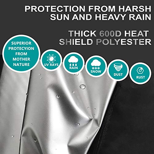 EPCOVER Patio Deck Box Cover to Protect Large Deck Boxes,Patio Deck Box