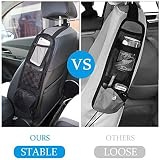 URAQT Car Seat Side Organizer 2 Pcs with 3 Pockets Mesh Front Seat Storage Bag view 3