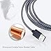 iSeeker Bundle of 3 Durable 6.6ft/2m Nylon Braided Tangle-Free Micro USB Cable for Android, Samsung, HTC, Motorola, Nokia and More