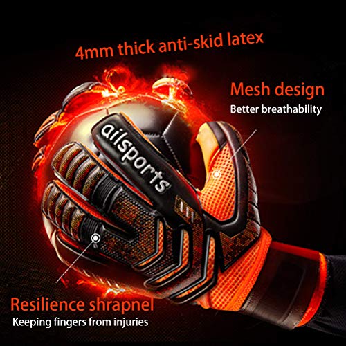 image for Jalunth Soccer Goalkeeper Gloves - Kids & Adults Football Goalie Goal 