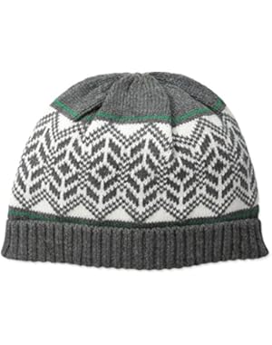 Baby-Girls' Gray Fairisle Sweater Hat