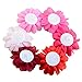 SuZhi 30 Pieces Different Colors Handmade Chiffon Flowers for DIY Headbands Girl Flower Accessories Baby Flower Headband (Multi)