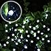 MZD8391 Upgraded Christmas String Light, LED Starry Light Fairy String Lights for Patio Backyard BBQ Garden Wedding Xmas Party Outdoor Indoor (White, 66FT 200LED)