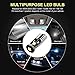 NAKOBO T10 194 168 175 2825 12961 W5W Error Free Non Polarity LED Interior Car Bulb 3SMD 3030 Chipset for Car Interior Dome Map Door Courtesy License Plate 6000K Pure White Lights (pack of 10)