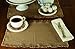 VHC Brands Classic Country Farmhouse Tabletop & Kitchen-Burlap Natural Tan Fringed Runner, 13