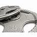 Body-Solid OST355 Grey Hand Grip Olympic Plates (355-Pounds)