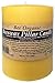 100% Organic Beeswax Pillar Candle, 3” x 4”, Non-gmo, raw, unrefined and screen filtered. Unbleached cotton wick.
