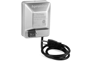 APROMISE Rotisserie Motor - Powerful Electric Rotisserie Spit Motor 110 Volts 4 Watts | Stainless Steel Rotisserie Motor Can Hold Up to 30 Pounds - Silver