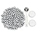 Sealing Wax Beads, Yoption about 120 Pieces Lucky Star Shape Sealing Wax Beads with 1 Piece Wax Melting Spoon and 2 Pieces Candles for Wax Seal Stamp (Silver)