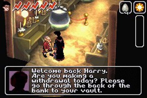 harry potter chamber of secrets gba
