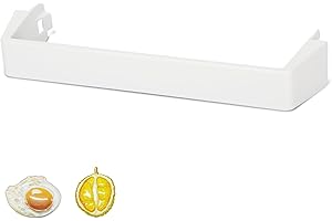 SOOBOOL WP2309941 Refrigerator Door Shelf Bar 2309941 Door Shelf Rail, Compatible with whirlpool kenmore Refrigerator, Sturdy Bottom Door Shelf Bar, Replace 1542250 AP6007196 PS11740306 EAP11740306