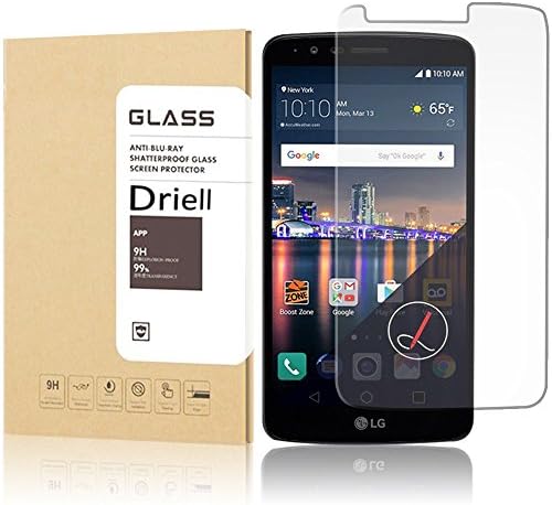 LG Stylo 3 /Stylo 3 Plus 2017 Screen Protector, Driell [2 Pack] Tempered Glass Screen Protector with [2.5D Rounded Edge] [Easy to Install] for LG Stylo 3 / LG Stylus 3 Plus 2017