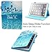 iPad Air 2 Case, iPad Air Case, iPad 9.7 2017 / 2018 Case, Dluggs PU Leather Folio Smart Cover with Auto Sleep/Wake Function for Apple 9.7 Inch Tablet iPad 6th / 5th Gen, iPad Air 1/2, 01 Beach