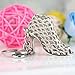 Maycom Silver High-heeled Shoe Keychain Creative Fashion Refinement Lady Gift Hollow Shoes Keyring Key Chain Ring Keyfob 86113