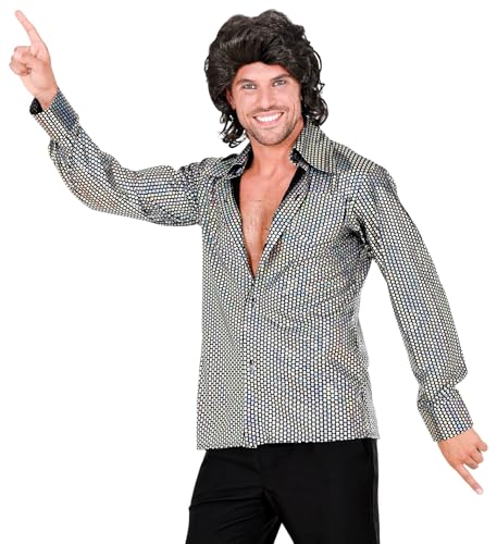 Widmann - Shirt the 70s disco style, hippie, disco fever, 70s, 80s, theme party, carnival