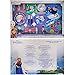 Frozen Elsa and Anna Kids Washable Mega Cosmetic Set Includes: Lip Balm, Nail Polish, Press on Nails, Hair Bows, Mirror, Nail Decorations, Lip Gloss Compact, Picture Frame, Lip Gloss, Nail file