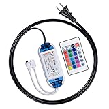 iHomy Power Adapter, Transformers, Power Supply For SMD 3528 5050 LED Strip Lights, Output 12V DC, 5A Max, 60 Watt Max with 24Key IR Remote Controller