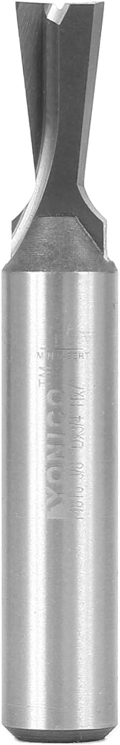 Yonico 14816 7 X 3/8-Inch Dovetail Router Bit 1/2-Inch Shank