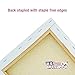 U.S. Art Supply 8 x 8 inch Stretched Canvas for Painting, 12oz Triple Primed, 6-Pack - Professional Artist Quality White Blank 3/4