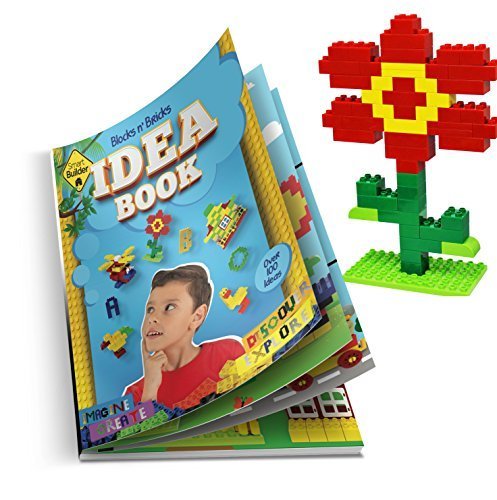 Smart Builder Toys Blocks N Bricks 44 Color Page Idea Book Over 100 Ideas. Great Ideas to Build Major Brand Blocks