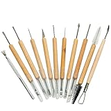 Sculpt Pro Pottery Tool Starter Kit - 11-Piece 21-Tool Beginner's Clay Sculpting Set w Case - Elevate your Halloween Pumpkin Carving