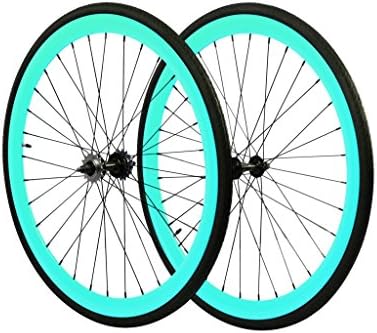 Fixie Wheels Front and Fixed Gear Flip-Flop Rear Wheels Celestial 45 mm with Kenda Tires 25c