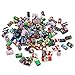 yueton 100pcs Assorted Colors 10×7mm Tube Shape Polymer Clay Beads
