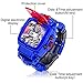 JMK Robot Watch Toys Deformed Watch Toy Deformation Robot Toys Kids Digital Watch for Kids Christmas Halloween Year's Gift. (Blue)