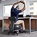 Gaiam Classic Balance Ball Chair – Ergonomic Stability Chair for Desk & Office | Yoga Ball Seat with Base, Air Pump, & Exercise Guide | Improves Posture & Core Strength (300 lb Capacity)