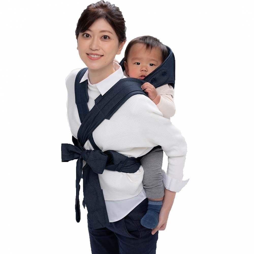 Buddy Buddy 保育士さんが使っているおんぶひも サポート紐付きタイプ(デニムネイビー)商品画像